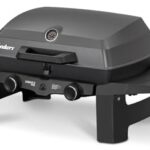 Enders® Gasgrill Urban II Pro, Tischgrill, Grillen-, Kochen- und Backen Funktion, 2 Brenner Edelstahl, mit Grill-Thermometer, Balkon-, Camping-Grill, Aluguss-Gehäuse, Gusseisen-Rost, #2062