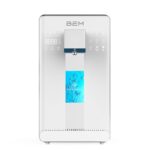 BEM LINA Wasserfilter und Wasserstoff-Ionisator für Trinkwasser mit Wassertank, Wasserspender, RO, Umkehrosmose, Hydrogen, Elektrolyse, Tischausführung, Temperatureinstellung 10-100°C