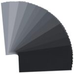 URAQT Schleifpapier Set, 36 Stück Trocken Nass Sandpapier, Körnung 150/240/320/400/600/800/1000/1200/1500/2000/2500/3000, für Auto, Holzmöbel, Lack, Metall, Glas, Stein, Wände Schleifen, 23 x 9.3cm