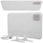 Heidenfeld Infrarotheizung HF-TH120 | 120 Watt Tischheizung | Heizkörper - Infrarot Heizstrahler - Elektroheizung - Heizung elektrisch - Heizplatte - Infrarotstrahler - Wärmeplatte - 3in1 Montage