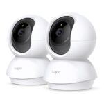 Tapo TP-Link C200P2 360° Überwachungskamera für den Innenbereich, 1080P, Nachtsicht, Bewegungserkennung, Zwei-Wege-Audio, kompatibel mit Alexa&Google Assistant, für Babys/Haustiere, 2 stück C200