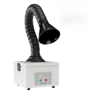 CISSIYOG Lötrauchabsorber, 45W Lötrauchabsaugung mit 3 Stufen Filter, Luftvolumen 180 m³/h, Geräuscharmes, Rauchreinigung für Laserschweißen, Rauchabsaugung