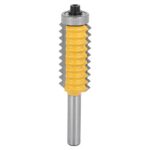 CYSFETENA Hartmetall Verleimfräser 8mm Schaft,8 X 41 Anti Reverse Design Hartmetall Fräser,Kompakt und Tragbar Holzfräser 8mm Schaft für Die Professionelle Holzbearbeitungswerkzeug