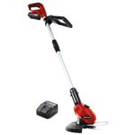 Einhell Akku-Rasentrimmer GE-CT 18 Li (1x 2,5 Ah) Power X-Change (18 V, Motorkopf drehbar und neigbar, Flowerguard, inkl. 20 Kunststoffmesser, inkl. 2,5 Ah Akku und Ladegerät)