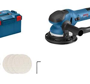 Bosch Professional Exzenterschleifer GET 75-150 (Leistung 750 W, Schleifteller-Ø: 150mm, L-BOXX)