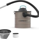 NKNEOKRAFT Neokraft Aschesauger 1600W – Elektrischer Aschestaubsauger für Kamin und Grill – Saugen und Blasen – Hitzebeständig bis 45°C – 18L Behälter – Waschbares Filtersystem mit Vorfilter