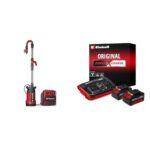 Einhell Akku-Klarwasserpumpe GE-PP 36 RB-A Li PXC (36 V, 3 bar Förderdruck, 4500 l/h Fördermenge, max. 30 m Förderhöhe, 2-in-1-Pumpe, inkl. Schwanenhals und Akku)