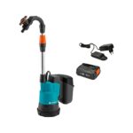 Gardena 14602-20 Akku-Regenfasspumpe 2000/2 18V P4A Ready-To-Use Set, Standard, One Size