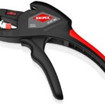 KNIPEX Automatische Abisolierzange, 0,2-6 mm², Feinjustierung, einstellbarer Längenanschlag, Abisolierwerkzeug, Abisolierer, 12 62 180