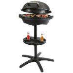 ProfiCook® Elektrogrill | Indoor & Outdoor | Rauchfrei | 2400W | Elektrogrill für Balkon | Profi-Grillplatte | Temperaturanzeige | 2in1 Stand/Tischgrill elektrisch | Grill elektrisch | PC BQS 1303