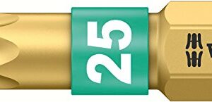 Wera 867/1 BDC Torx Bits SB TX25, TX 25 x 25 mm, Wera 05134377001