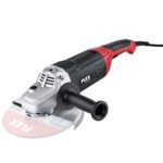 Flex Winkelschleifer L 2200 230 (2200 Watt, mit Sanftanlauf, Stahlgetriebe, max. Scheiben-ø 230 mm, Spindelarretierung) 492280, Rot