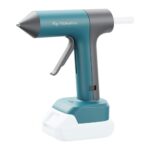 Tilswall Akku-Heißklebepistole für Makita 18 V/20 V Akku, Heißklebepistole in voller Größe, 90 s schnelles Vorheizen, mit 10 Stück 0,43 Zoll Klebesticks (Batterien nicht im Lieferumfang enthalten)