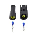 EJPPDHCO 1 Set 1 2 3 4 6 8 10 12 16 Pin AMP Auto Wasserdichter Kabelverbinder Elektrischer Stecker Auto Versiegelter LKW-Kabelbaumsockel mit Terminal(1 Pin)