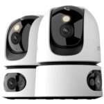 Imou 2K+2K Dual Kameras Überwachung Innen mit KI Mensch/Tier, 2.4/5GHz WLAN 360° PTZ Überwachungskamera Innen, Farbnachtsicht, Automatische Verfolgung, 2-Wege-Audio, Sirene, Modus Privat, 2 Pack