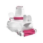 BWT Akku Poolroboter BC100 Plus | Kabelloser Poolsauger für Poolbodenreinigung bis 20 m² | automatischer akkubetriebener Poolreiniger für Stahlwandpool, Aufstellbecken, Flachbodenpools