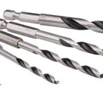 Makita D-62371 Holzbohrer-Set 7-teilig, Holzspiralbohrer für Weich- und Hartholz, Ø 2 - 8 mm, 1/4"-Sechskantaufnahme