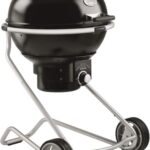 RÖSLE Holzkohle-Kugelgrill No.1 AIR F60, Hochwertiger Kohlegrill mit Air Control System, Deckelscharnier, Deckelthermometer, klappbarer Edelstahl-Grillrost, extra große Grillfläche und Grillraum