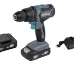 FERREX 20V Li-Ion Akku-Bohrschrauber mit Akku und 20V Ladegerät im praktischen Koffer