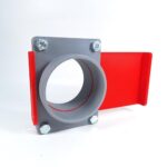 GENERISCH Absperrschieber Absauganlage | 90mm Durchmesser | BlastGate DN90 mit manuellem Sperrschieber für Absaugung Werkstatt | aus robustem PLA