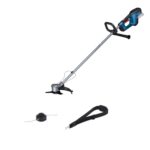 Bosch Professional 18V System Akku-Freischneider GFR 18V-23 (bürstenloser Motor, Schnittkreisdurchmesser 23 cm, 1x Fadenspuleneinheit, 1x Schultergurt, Freischneidermesser-Set, Pflanzenschutzbügel)