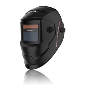 Harukiku Automatik-Schweißhelm | Schweißmaske True-Color DIN4-9/13, Optik 1/1/1/1 & Auto-Dimming Technologie | Schweisshelme Pro mit Solar+Batterie Dualsystem