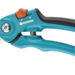 Gardena Gartenschere B/S: Blumenschere für Blumen, Triebe und junges Holz, Edelstahl-Untermesser, ergonomische, glasfaserverstärkte Griffe (8854-20)