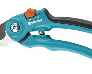 Gardena Gartenschere B/S: Blumenschere für Blumen, Triebe und junges Holz, Edelstahl-Untermesser, ergonomische, glasfaserverstärkte Griffe (8854-20)