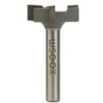 WSOOX 6mm Schaft Planfräser für Oberfräse, 3 Flöten 1 Zoll Schnittdurchmesser, CNC Hobelfräser spoilboard Fräser Abflachfräser Oberflächenbit