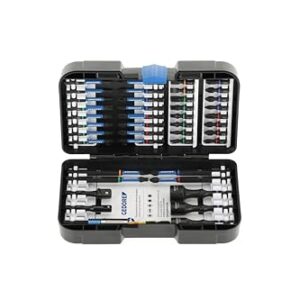 GEDORE Torsions-Bit-Set 666-042 - Hochwertiger Bitsatz für Profis - 42-teiliges Set inkl. praktischem Aufbewahrungskoffer mit Bithalter