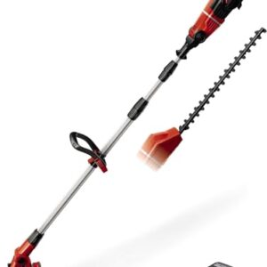 Einhell Akku Multifunktionswerkzeug GE-HC 18 Li T Kit (18V, 3Ah, 2-in-1 Heckenschere und Motorsäge, Oregon Schwert, inkl. Akku und Ladegerät)