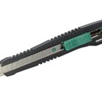 wolfcraft Standard-Abbrechklingen-Messer 9 mm I 4141000 I Kunststoffmesser mit Metallführung
