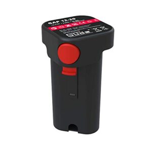 Güde Akkupack GAP 12-20 (12 V, Li-Ion, 2 Ah, 24 Wh, Klick-Funktion für leichten Akkuwechsel, kompatibel mit Akku Regenfasspumpe RFP 12-201-04)