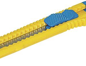 DONAU 7946001-99 Safety Cuttermesser Standard/Breite der Klinge: 18 mm Länge der Klinge: 100 mm/Cutter Sicherheitscutter Universalmesser/Klingen aus Gehärtetem Stahl / 1 Stück