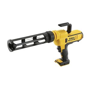 Dewalt 18 Volt Akku-Kartuschenpistole DCE560N (für 300 – 310 ml Kartuschen, hoher Auspressdruck von 454 kg, Vollmetall-Getriebe, präzise Regulierung der Auspressmenge, ohne Akku und Ladegerät)
