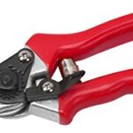 Meister Gartenschere mit Bypass-Klinge - Antihaft-Beschichtung - Geeignet für weiches Gehölz und Frischholz - Für präzise Schnitte, Rosenschere, Rebschere, Floristenschere, Bypass-Schere, 9719100