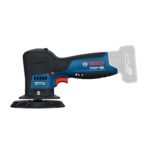 Bosch Professional 12V System Akku-Polierer GPX 12V-125 (inkl. Baretool mit montiertem 125 mm Klett-Stützteller, 125 mm Polier- und Scheuerschwamm)