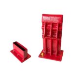 Crytec 17,8 cm robuster manueller Holzspalter aus Gusseisen, Spaltkeil zum Heizen