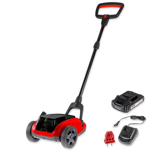 WALTER Akku-Handrasenmäher 20V - Bürstenloser Motor, Einstellbare Schnitthöhe 25-48 mm, Leicht und Flexibel, Inkl. 2,0Ah Li-Ionen-Akku & Ladegerät, Ideal für Kleine Rasenflächen bis 50 m²