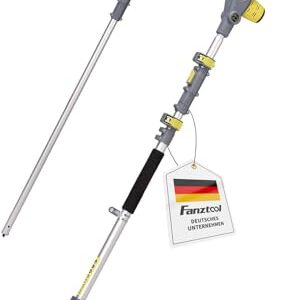 FANZTOOL Blade-Tec Teleskop Akku Hochentaster säbelsäge Handsäge mit 210mm langem Hochleistungs-Sägeblatt, bis 4,7m Reichweite, LEICHT DESIGN (mit 20V akku)