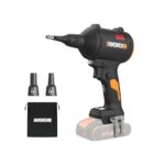 WORX 20V Akku-Staubbläser mit bürstenlosem Motor, elektrisches Luftgebläse zum Reinigen, Aufblasgerät für Matratzen, Druckluftgebläse (WX099.9 Without Battery and Charger)