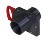 GENERIC DN 50mm Luft-Absperrschieber (ohne Muffe) | Blastgate | Werkstattabsaugung | Absauganlage | Luftregulierung | Späneabsaugung | Abluft - Sperrschieber | Staubsammler | Luftreiniger