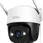 Imou 2K Überwachungskamera Aussen mit AI Personen-/Fahrzeugerkennung, 360° PTZ WLAN Kamera Outdoor, Vollfarbige Nachtsicht, Automatischer Verfolgung, 2-Wege-Audio, Sirene, IP66, Funktioniert mit Alexa