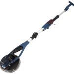 Trockenbauschleifer mit Getriebe, Giraffe, DEDRA 500 W, 900-2100 U/Min, bürstenloser Motor, BMC, für das Schleifen von Trockenbau, leicht, teleskopierbarer, klappbarer Stiel, LED-Beleuchtung