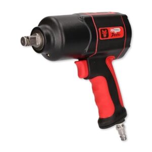 KS Tools THE DEVIL Schlagschrauber Druckluft 515.1200 I Druckluft Schlagschrauber mit praktischem Umschalthebel L/R I Hochleistungs-Doppel-Hammer-Schlagwerk