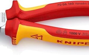 KNIPEX Seitenschneider auf SB-Karte verchromt isoliert mit Mehrkomponenten-Hüllen, VDE-geprüft 160 mm, 70 06 160 SB