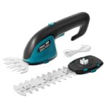 KIESBOHR 2-in-1 Akku Gartenschere 7.2V für Rasen & Hecke, CSL201 kleine Grasschere und Heckenschere mit Integrierter 2000mAh Akku, 10cm Grasmesser, 17cm Strauchtrimmer and Typ C Kabel