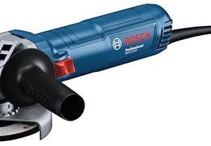 Bosch Professional Winkelschleifer GWS 12-125 (Scheiben-Ø: 125mm, Leistung 1200 W, Wiederanlaufschutz, inkl. Schutzhaube, Spannmutter, Standard-Zusatzhandgriff)