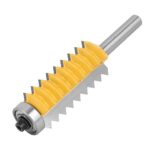 Fräser-Bit-Set, 8-Schaft-Holzbearbeitungs-Fräser, Schiene, Holm-Fräser, Umkehrbar, Fingerleim-Verbindungs-Fräser, Holzbearbeitungs-Fräser, Fräser mit(Vielzahn-Zapfenmesser 8X55)