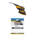 Mirka DEOS II 663 Deltaschleifer 300 W Dreieckschleifer vibrationsarmer Schwingschleifer + Mirka Abranet Netz-Delta-Schleifstreifen 100 x 152 x 152 mm P120 Körnung